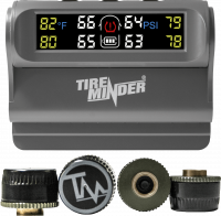 TireMinder Solar Powered Trailer TPMS, 4 Tire Kit